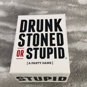 Drunk stoned or stupid party game card game